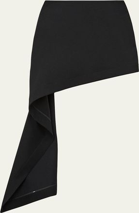 Loewe Asymmetric Drape Mini Skirt