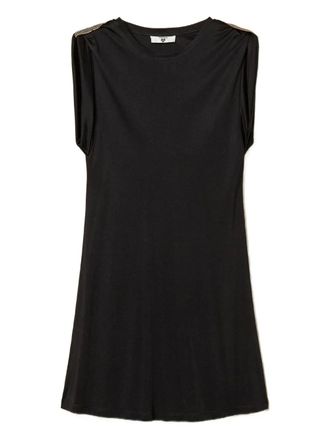 Twin-Set sequin embroidered short dress - women - Viscose - L - Black