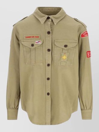 Isabel Marant umberta jacket epaulettes long sleeves pockets