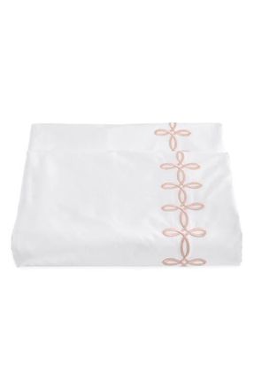 Matouk Gordian Knot Duvet Cover in Blush at Nordstrom, Size Full