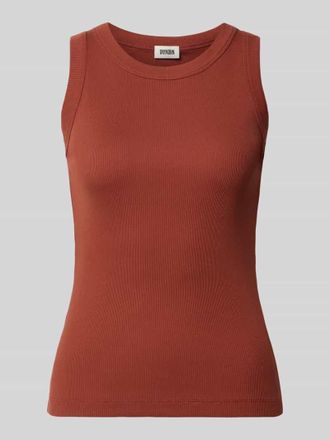 Drykorn Tanktop mit Rundhalsausschnitt Modell OLINA in Rostrot, Gr&ouml;&szlig;e XL