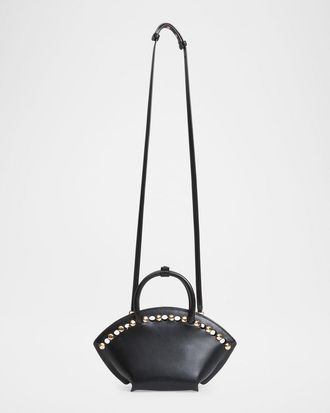 SIMKHAI Amaya Small Studded Leather Tote Bag