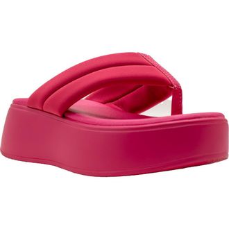 Volatile La Paz Water Resistant Platform Flip Flop in Fuchsia at Nordstrom Rack, Size 10