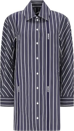 Jacquemus Ovalo striped shirt - Blue