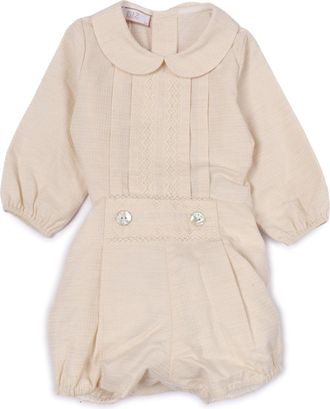 Paz Rodriguez Camicetta da neonato in tessuto Paz Rodriguez Alegria