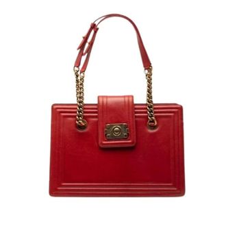 Chanel Pre-owned Shoulder Bags, female, Red, Size: ONE SIZE Pre-owned Vintage Shoulder Bag