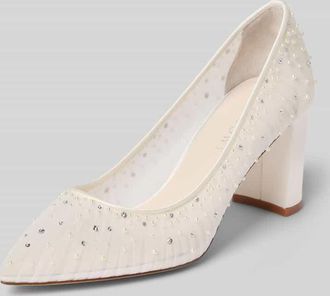 Rainbow Club Pumps mit Ziersteinbesatz Modell Lucia in Offwhite, Gr&ouml;&szlig;e 39