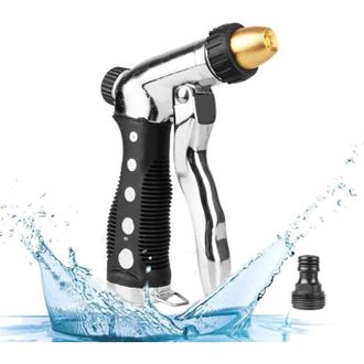 OEM Pistola Ad Alta Pressione Per Irrigazione, Spruzzatore Da Giardino Con Flusso DAcqua Regolabile E Ugello In Ottone Per Lavaggio Auto / Irrigazione Del