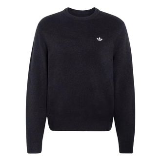 adidas Trefoil Essentials Fully Knit Sweater Asia Sizing Black KS4891