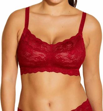 Cosabella Never Say Never Curvy Sweetie Bralette In Sindoor Red