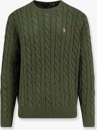 Ralph Lauren Maglia in cotone con logo ricamato frontale - POLO RALPH LAUREN - gender_Man