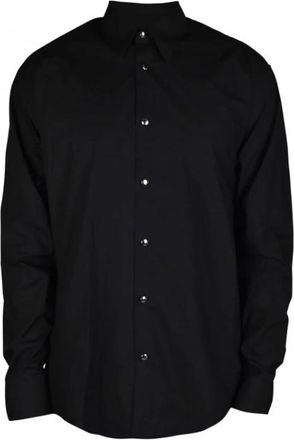 Roberto Cavalli Tiger Print Shirt - Heren - Casual Overhemden - Zwart - XL - Katoen - Overhemden
