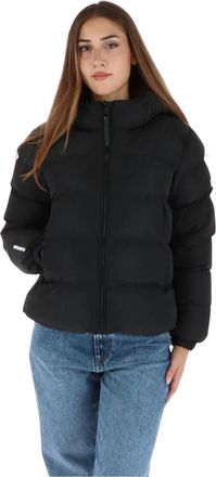 Superdry Sportieve Hooded Puffer Jas - Dames - Winterjassen - Zwart - L - Leer - Jassen