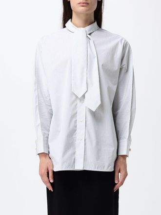 Bottega Veneta Camicia in popeline a righe con fusciacca