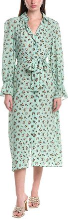 Max Mara Taffy Silk Midi Dress