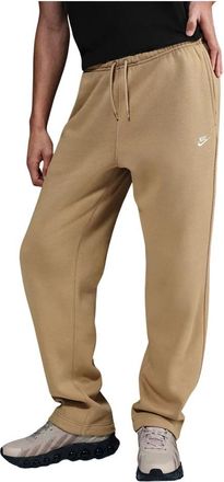Nike Club Open-Hem Fleece Broek - Heren - Sport - Beige - Maat: L Fleece