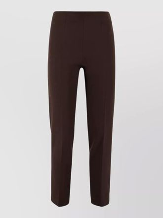 Pantaloni Torino side-slit slim-fit ankle-length tailored trousers