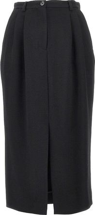 Dolce & Gabbana Grain de poudre wool skirt Woman 42