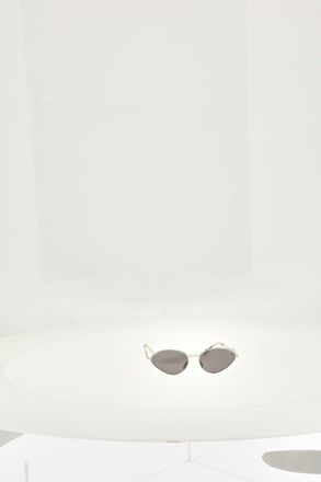 Celine Womens Sunglasses Wire 01 Light Gold Gold-Smoke Metal Gold/smoke