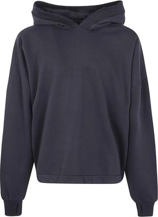 Thom Krom Oversized Hoodie - Heren - Hoodies - Blauw - M - Katoen - Hoodies & sweatvesten