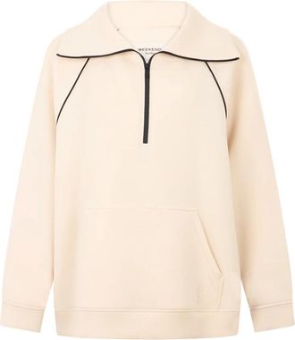 Max Mara Hoodies & sweatvesten, Dames, Beige, S, Sweatshirts & Hoodies