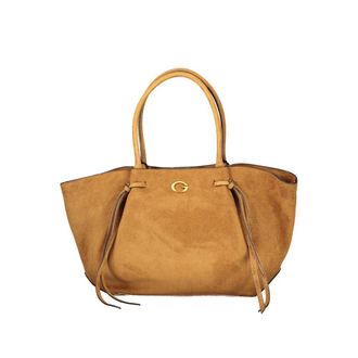 Guess Brown Polyester Womens Handbag