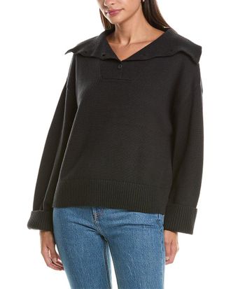 Rag & Bone Rag & Bone Quinn Polo Wool-Blend Sweater