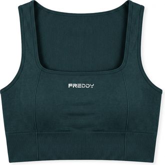Freddy Top Sportivo Supporto Medio in Tessuto Seamless