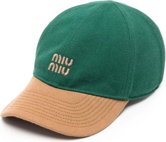Miu Miu Drill Baseball Cap