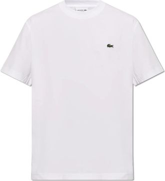 Lacoste Katoenen T-shirt - Heren - T-shirts - Wit - L - Katoen - Tops