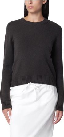 Lisa Yang Mable Sweater - Dames - Ronde hals truien - Groen - S - Kasjmier - Truien & Vesten
