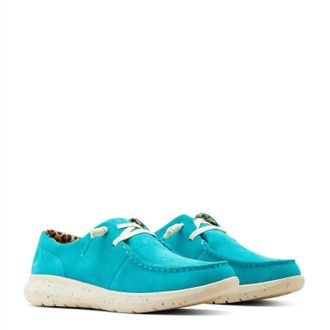 Ariat Womens Hilo Slip On Shoe In Turquoise