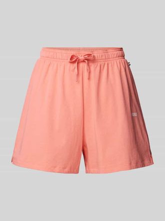 HUGO BOSS Pyjama-Shorts mit elastischem Bund in Lachs, Gr&ouml;&szlig;e L