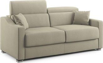 Divani.Store Amber Sof&aacute; Cama Convertible Con Tela Desmontable 211 Cm (mat. 160x197) Crema