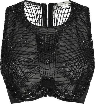 Elisabetta Franchi Mujer, Camisetas, Negro, Talla: M