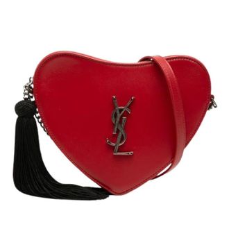 Saint Laurent Pre-owned Cross Body Bags, female, Red, Size: ONE SIZE Pre-owned Crossbody Bag