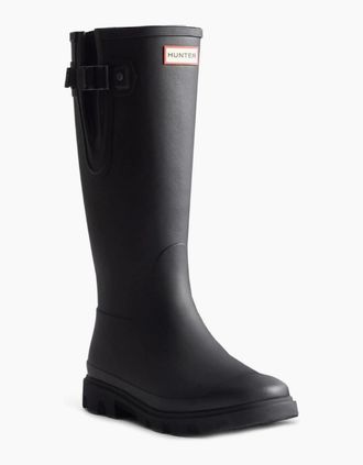 Hunter Mens Downpour Adjustable Mens Wellingtons - Black - Size: 11