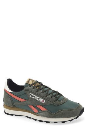 Reebok Gender Inclusive Aztec II Sneaker in Green/orange Flare/alabaster at Nordstrom, Size 9