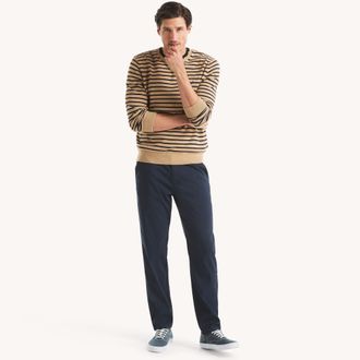 Nautica Mens Flat-Front Performance Pant