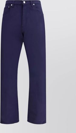 Prada cotton straight jeans back pockets