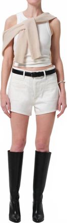 Citizens Of Humanity Marlow Welt Pocket Shorts In Pashmina