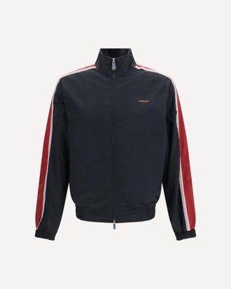 Versace Nylon Blouson Jacket with embroidered logo Male 50