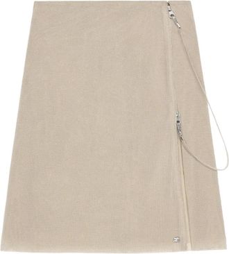 Courr&egrave;ges Gonna asimmetrica - Toni neutri