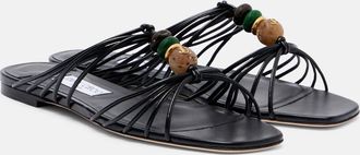 Jimmy Choo London Lova embellished leather sandals