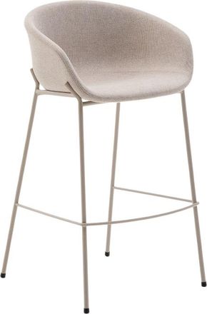 K Home Design Barstuhl Serena Sitzhöhe 75 cm - Chenille Beige