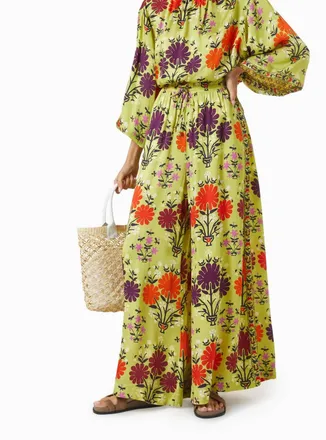 Boteh Eden Wide Leg Pant In Multi-Color