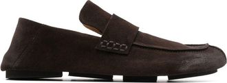 Marsèll calf-suede loafers - men - Calf Leather/Calf Suede/Rubber - 43.5 - Brown