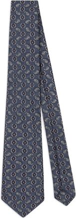 Etro Cravatta con stampa paisley - Blu
