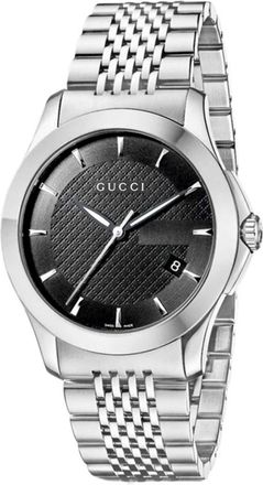 Gucci Accessoires, Heren, Grijs, ONE Size, G-Timeless Horloge