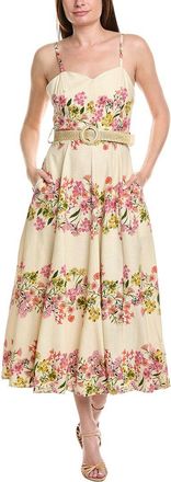 Taylor Sleeveless Linen-Blend Maxi Dress